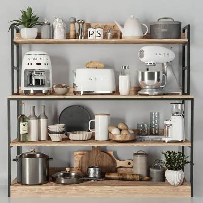 现代锅具调味品厨具